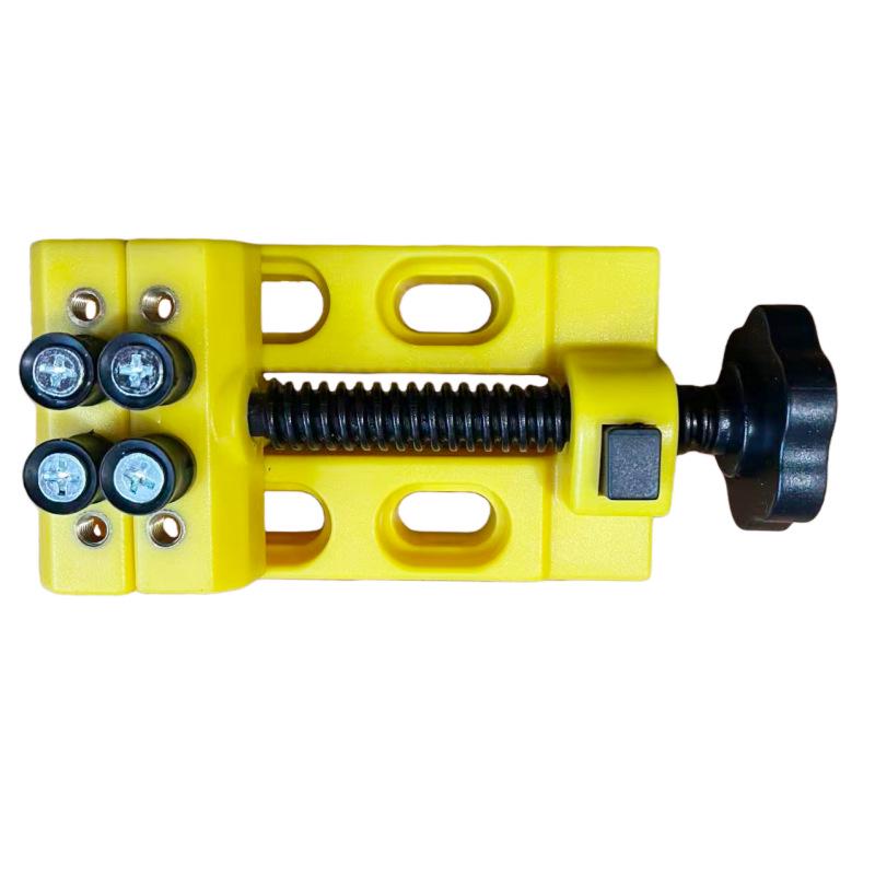 Compact Eight-Hole Table Vise for Carving and Clamping