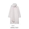 Araltay New Arrival Fashion Style Women's Clothing Fashion All-Match Simple Handmade Wool Blend Long Overcoat Outerwear