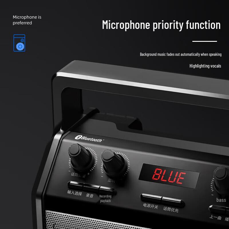 Philips Portable Outdoor Bluetooth Speaker with Wireless Microphone CN Plug (adapter Included)