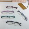 Glasses Rimless Reading Glasses Diamond Small Fresh Men'S High Definition Anti-Blue Reading Glasses