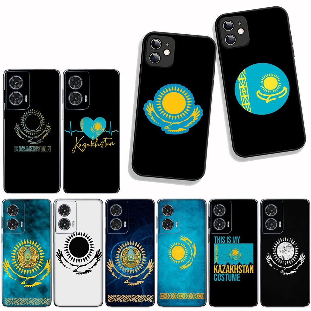 For Apple iPhone 17 16 15 11 Pro XS Max XR 6 7 8 Plus + SE 2020 5 16E Phone Cover Case Kazakhstan Flag