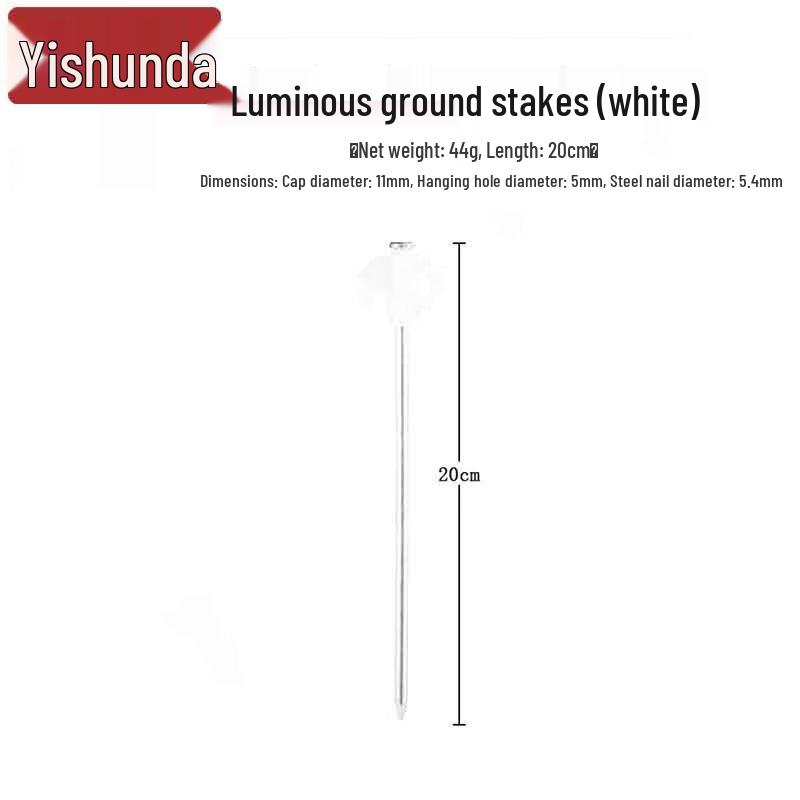 Yishunda Luminous Camping Tent & Canopy Ground Pegs