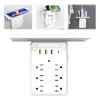 10-in-1 Wall Multi-Plug Outlet with Night Light,  Mountable Outlet Extender 8 AC Outlets, 4 USB Ports