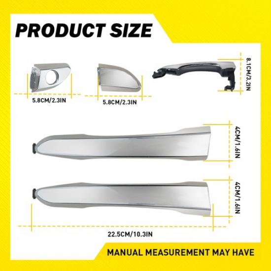 Exterior Door Handle For Hyundai Tucson 2016- Front Or Rear Left Or Right
