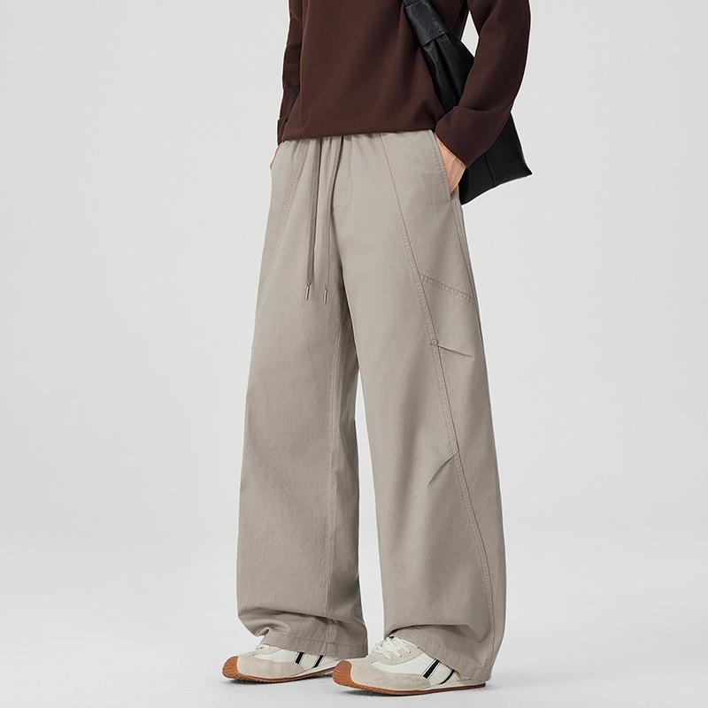 American Trendy Casual Pants Men's New Spring and Autumn Loose Straight Versatile Trend Handsome Long Pants Wholesale