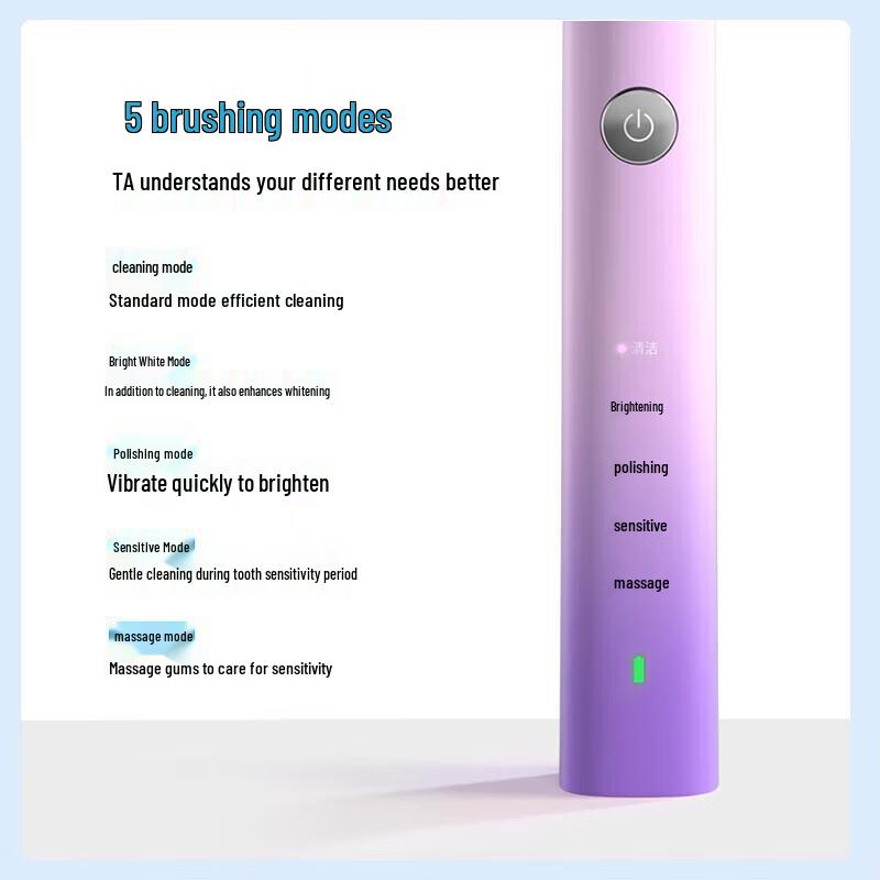 FLYCO Smart Sonic Electric Toothbrush FT7105 CN Plug (adapter Included)