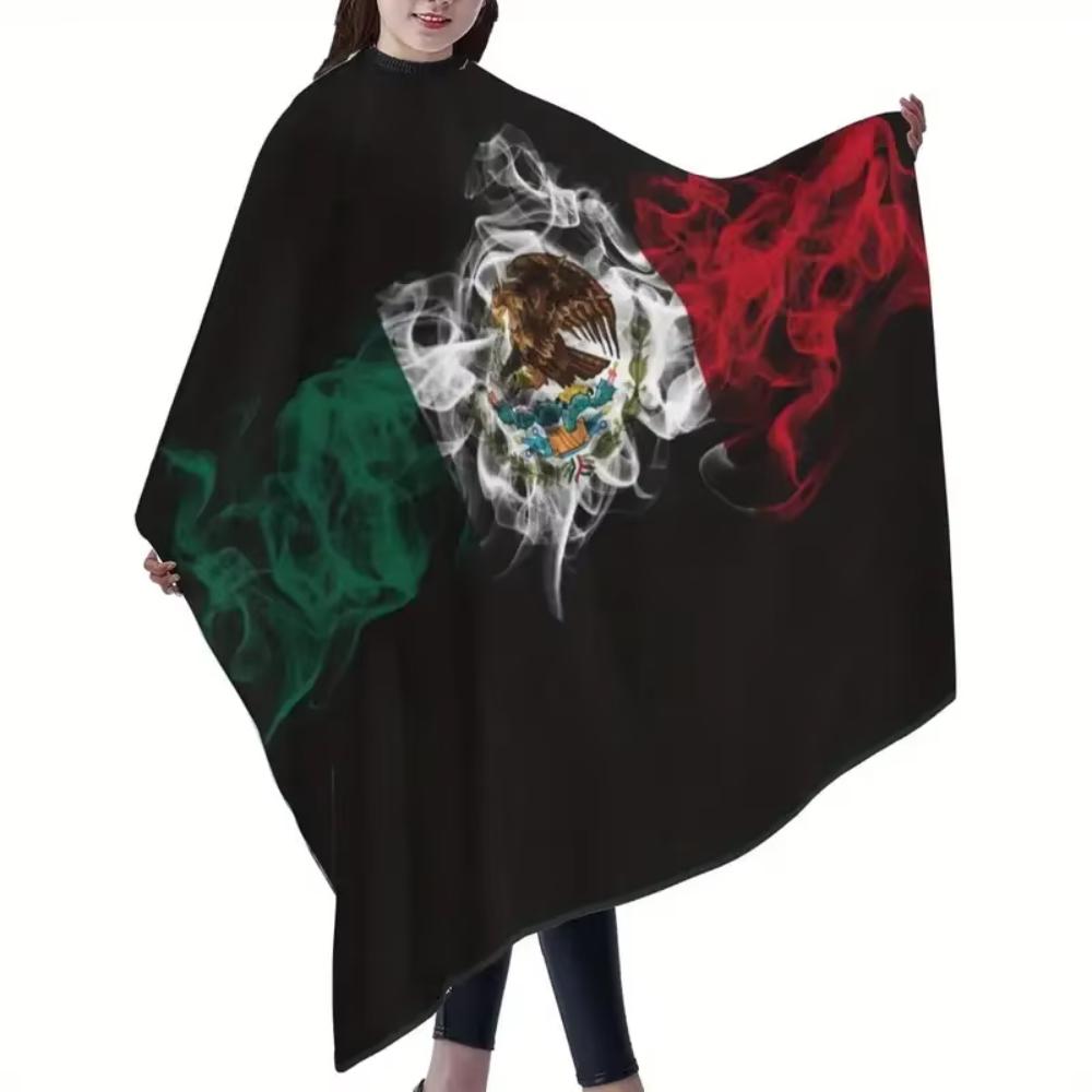 Cape de Coupe de Cheveux Imperméable pour Salon Cape de Barbier Tissu pour Coiffeur Robe Coiffeur