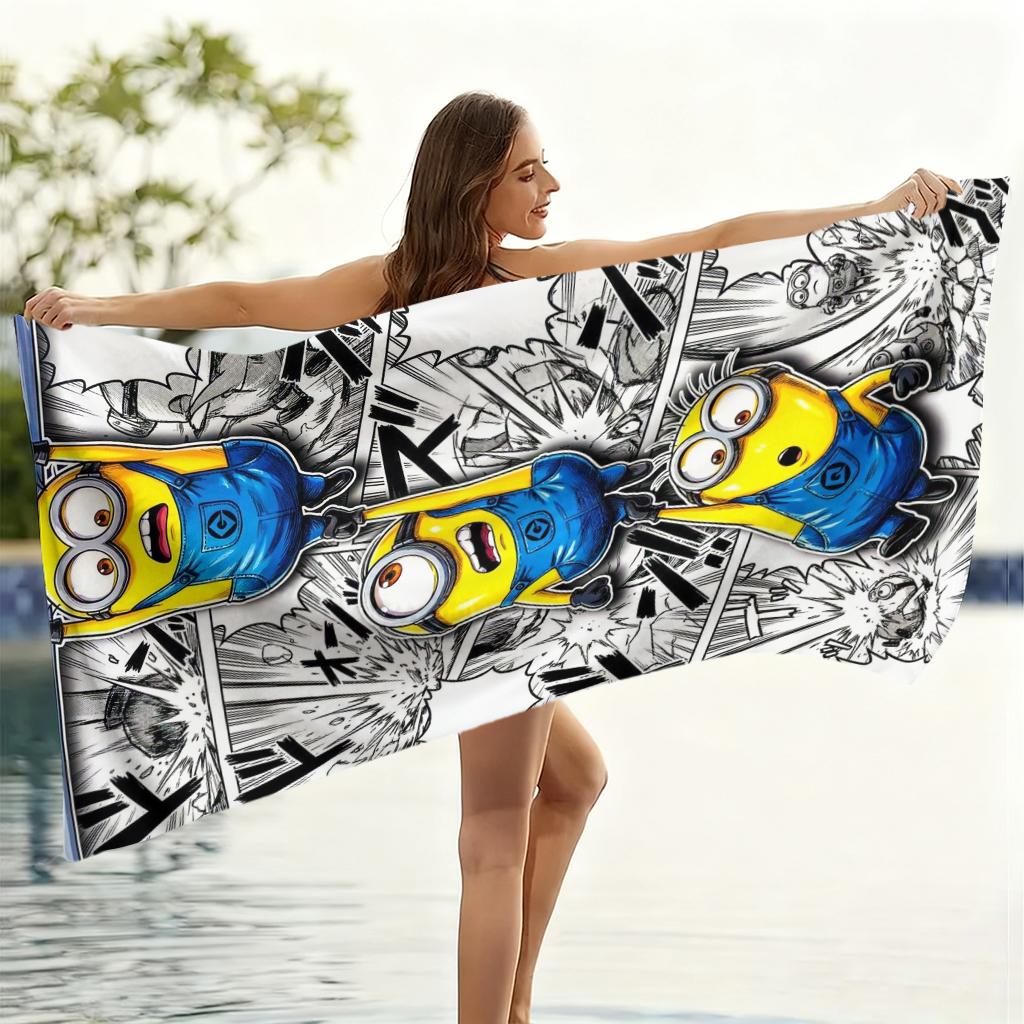 Großäugiges Süßes Wesen Bananamaster Strandtuch Schnelltrocknend Geeignet für Strandurlaub Pool Fitnessstudio Süßes Geschenk für Freunde Familien