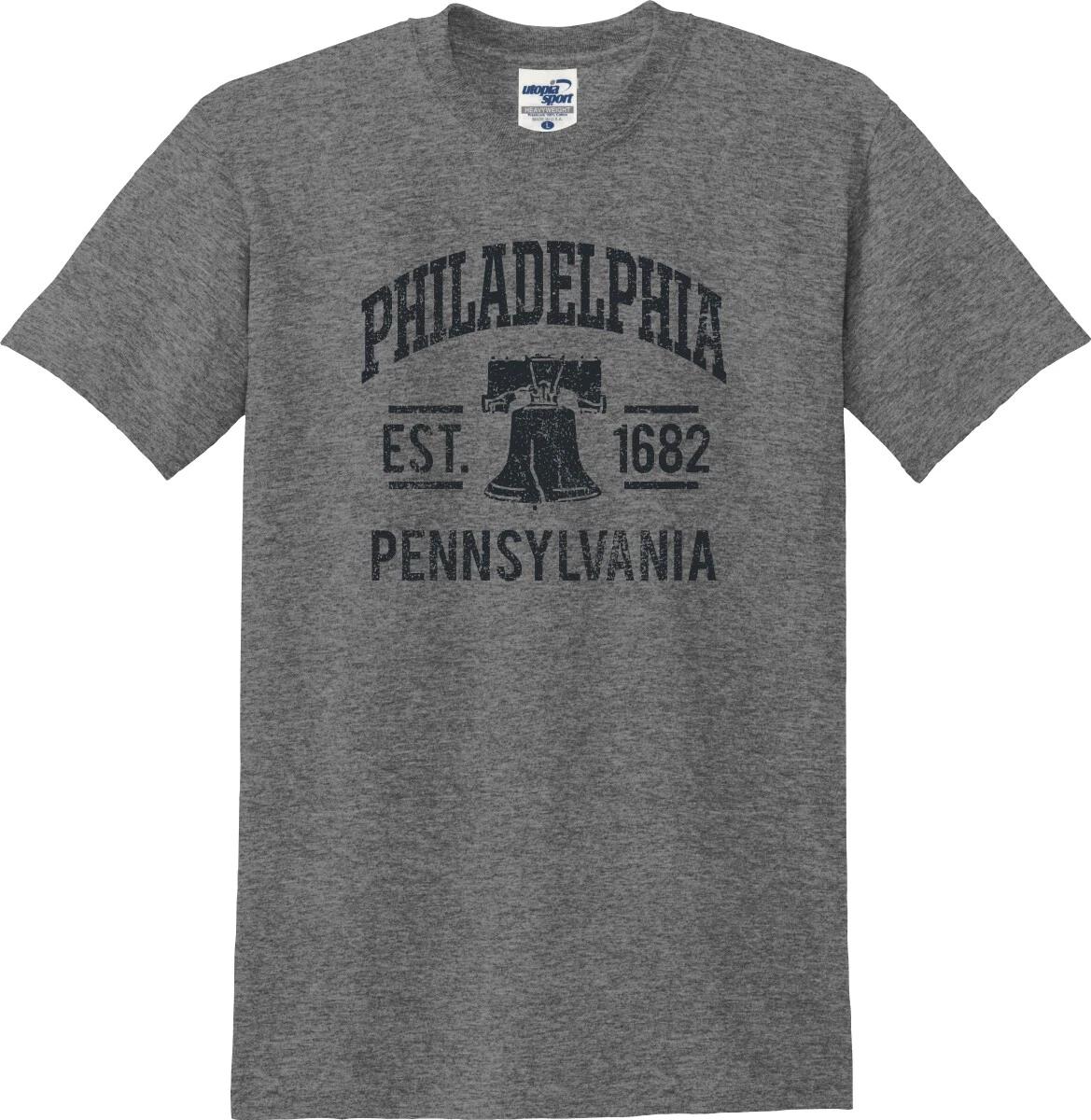 Philadelphia Pennsylvania Est. 1682 Liberty Bell Unisex T shirt (S-5X) XL