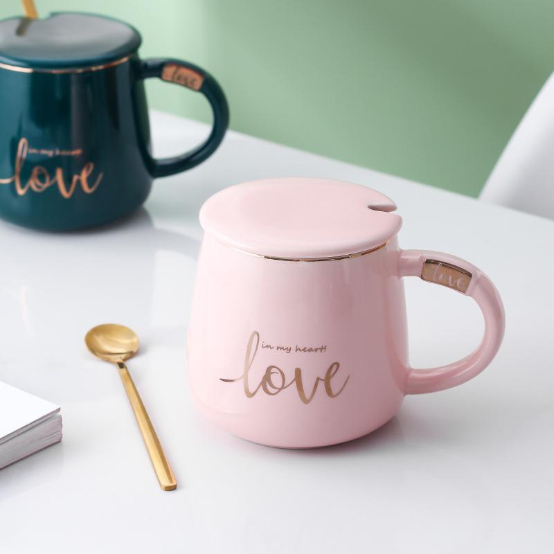 Creative Simple Fashion Ceramic Mug Office Gift Home Cup Coffee Cup Water Cup Couple Breakfast Cup