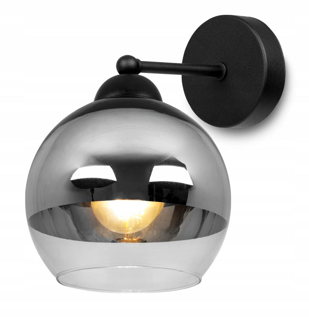 ELEGANT WALL LAMP, GLASS, CHROME LAMP, LED