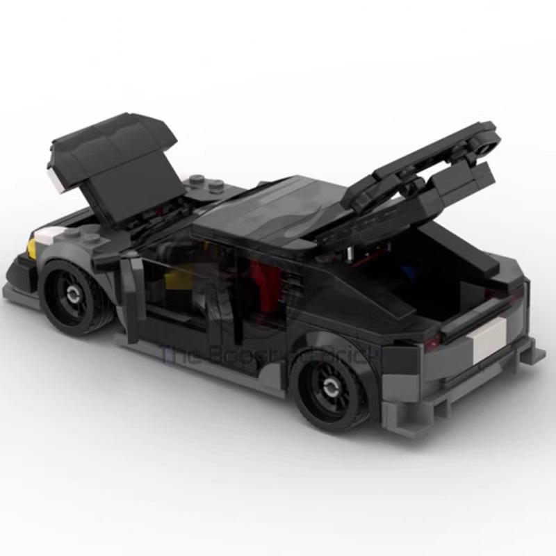 Building Blocks MOC Model 3 Racing Model Speed8 Grid Car Educational Assembly Toy