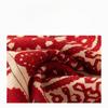 Light Luxury and High end Silk Wool Scarf Women's Spring and Autumn Wool Red Large Square Scarf Shawl