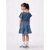 Gu By Uniqlo Girls Denim Off Shoulder Dress