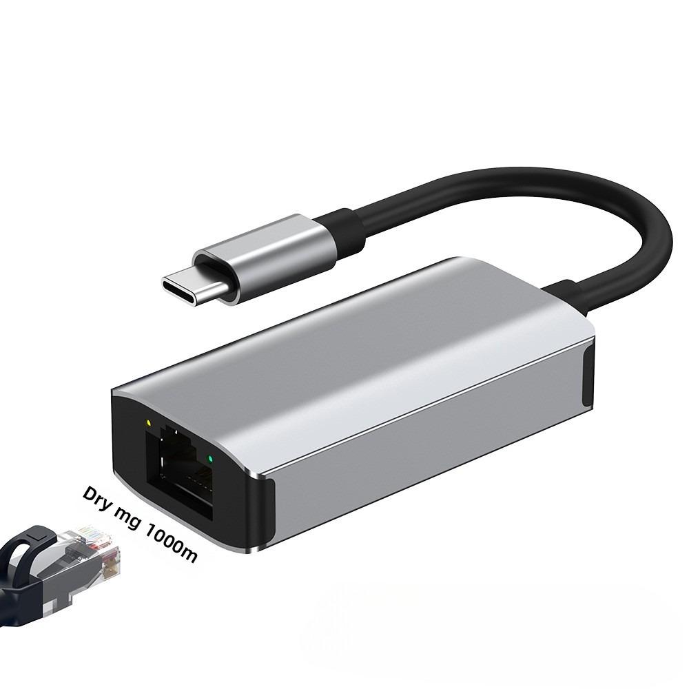 

Адаптер USB до RJ45 Ethernet Тип C Гігабітний LAN-порт Конвертер для Телефону Планшета Nintendo Switch 2207T TYPE-C