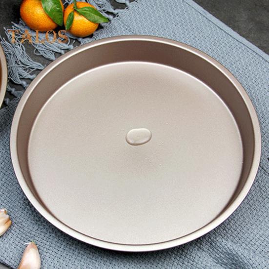 Pizza Pan Durable Easy Demould Evenly Heat Innovative Curling Edge Design Cake Mould for Household