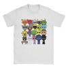 Novelty Sprunki Game T-Shirt Men's Cotton Short Sleeve Vineria Oren Raddy Round Neck Summer TopsTops