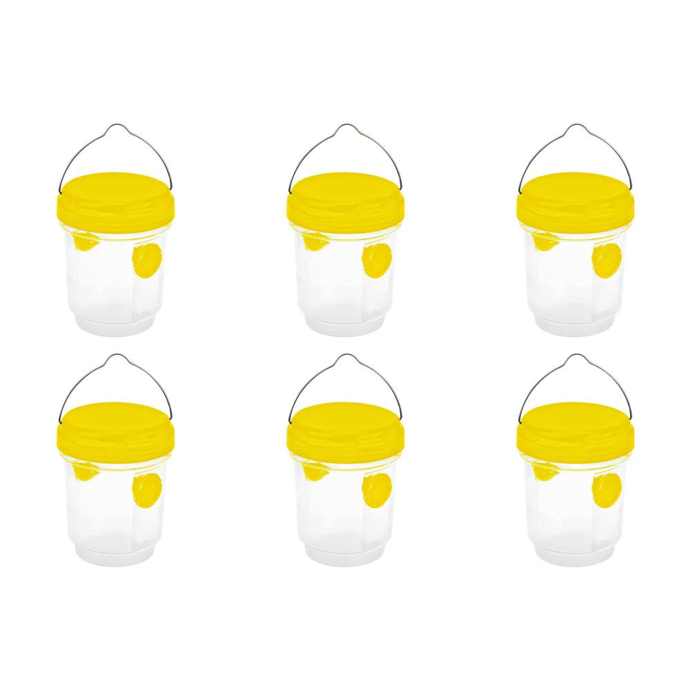 1-10pcs Insect Hornet Hanging Trap Reusable Non-toxic Pest Control Cather Yellow Fruitfly Trap For Home Farm Garden Supplies