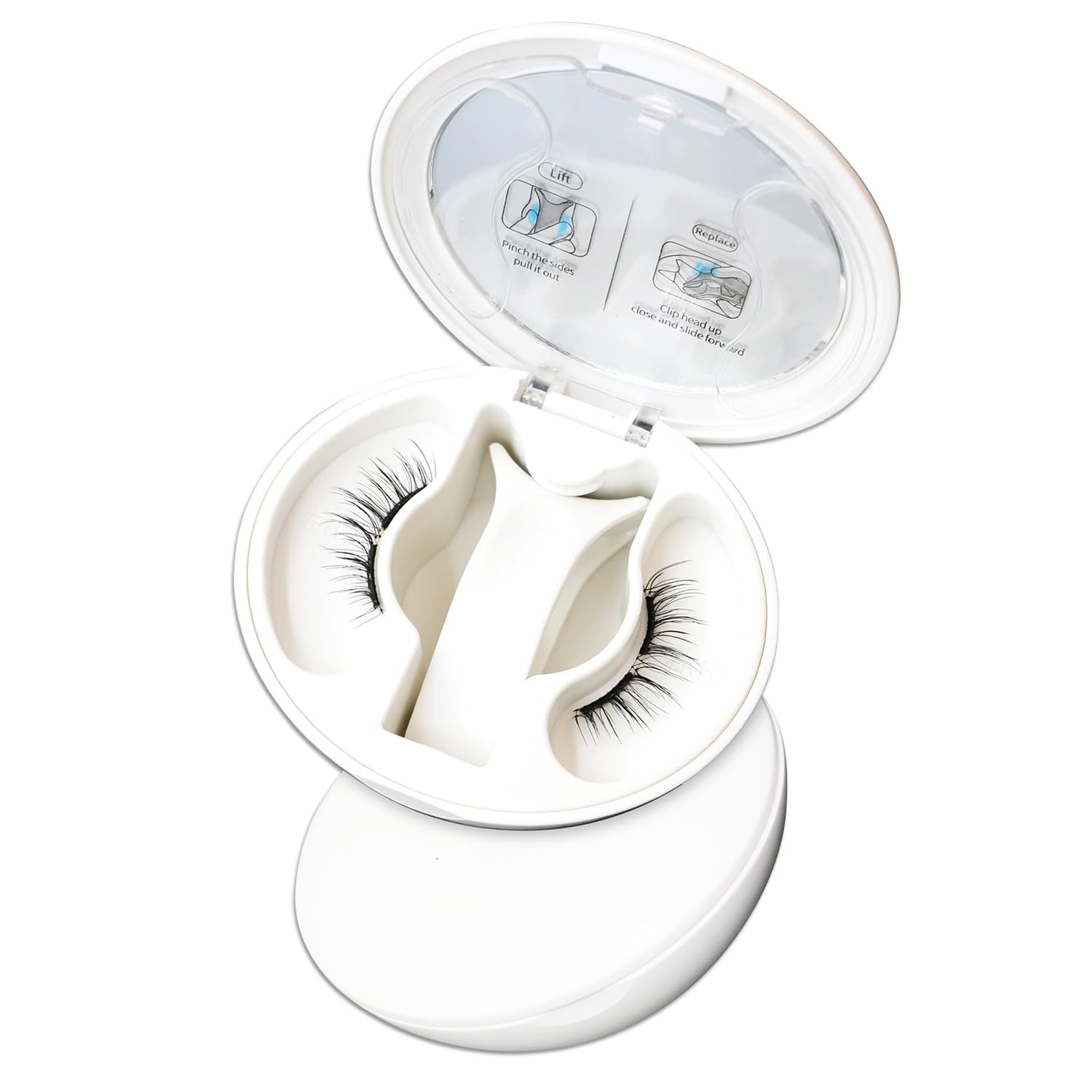 

Magnetic Eyelashes - No Adhesive Needed - Glue-Free False Eyelashes - Soft, Natural, Reusable, Lightweight - Fairy Style - Popular M09