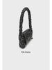2024 French Waxed Leather Tassel Crossbody Bag - Autumn/Winter Collection