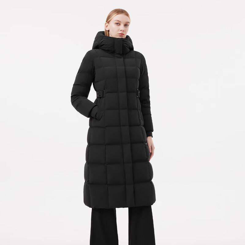 Tanbol Women's Long Hooded Goose Down Puffer Coat 520898D