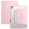 For iPad Pro 13 (2024) Case Rotating Stand Leather+Acrylic Tablet Cover