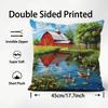 Farm Cushion Cover Soft Decorative Pillow Case Suitable For Bedroom Sofa Car Travel Use