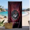 Swansea City FC Personalisiertes Bedrucktes Strandtuch Fußballlogo Unterstützung Benutzerdefinierter Name Text Absorptionsfähiges Handtuch für Sport Reisen Besonderes Geschenk