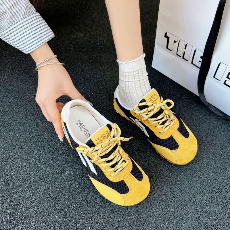 Women's autumn new mesh breathable casual child light running sneakers single shoes