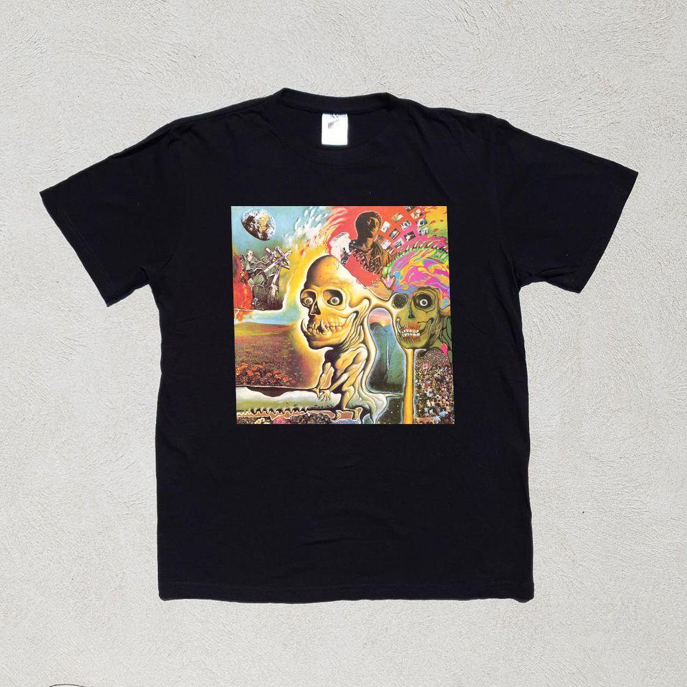 The Flaming Lips Oh My Gawd Black Unisex Heavy Cotton Tshirt Reprint KH6748 XL
