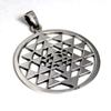 Yantra, Indian Hinduism, Amulet, Divine Geometry, Pendant, Silver Accessory