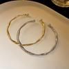 A Women's Bracelet with a Twisted Opening, Adjustable, Simple and Versatile Jewelry Suitable for Everyday Wear