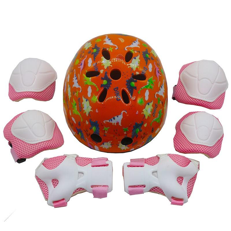 Kids Skateboard Roller Skating Balance Bike Safety Helmet Protective Gear Set Outdoor Cycling
