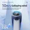 Mini Handheld Bladeless Turbine Fan 1-100Speeds Adjustable with LED Display Rechargeable for Home, Office, and Gym Use