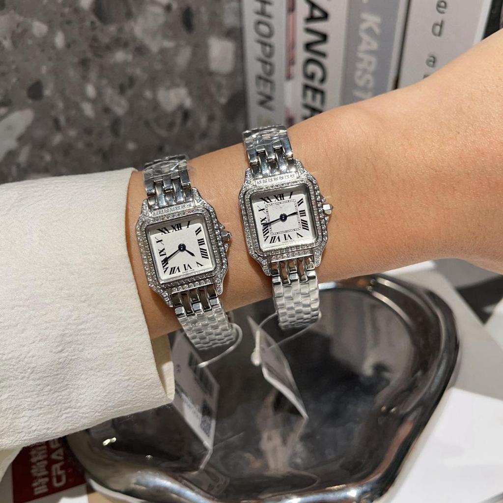 Korean Vintage Leopard Santos Quartz Women's Watch