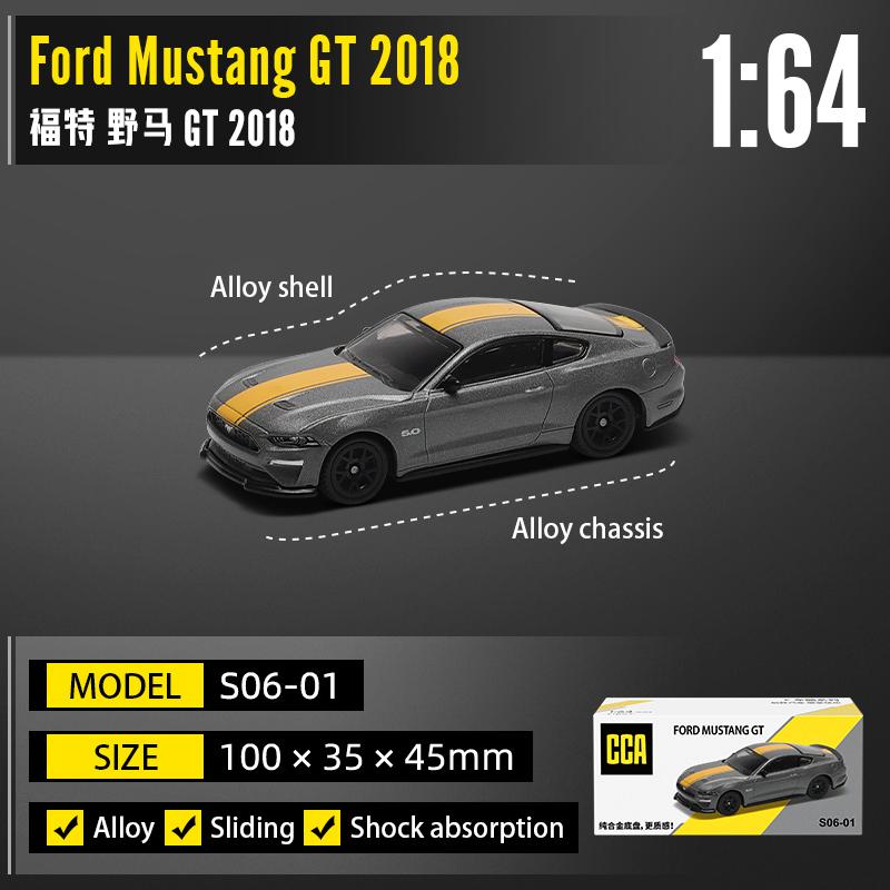 AKEZM1 CCA 1:64 1:54~72 styles available Porsche 911 GT2 Pagani Zonda BMW I7 static alloy die-casting car model collection gift toy