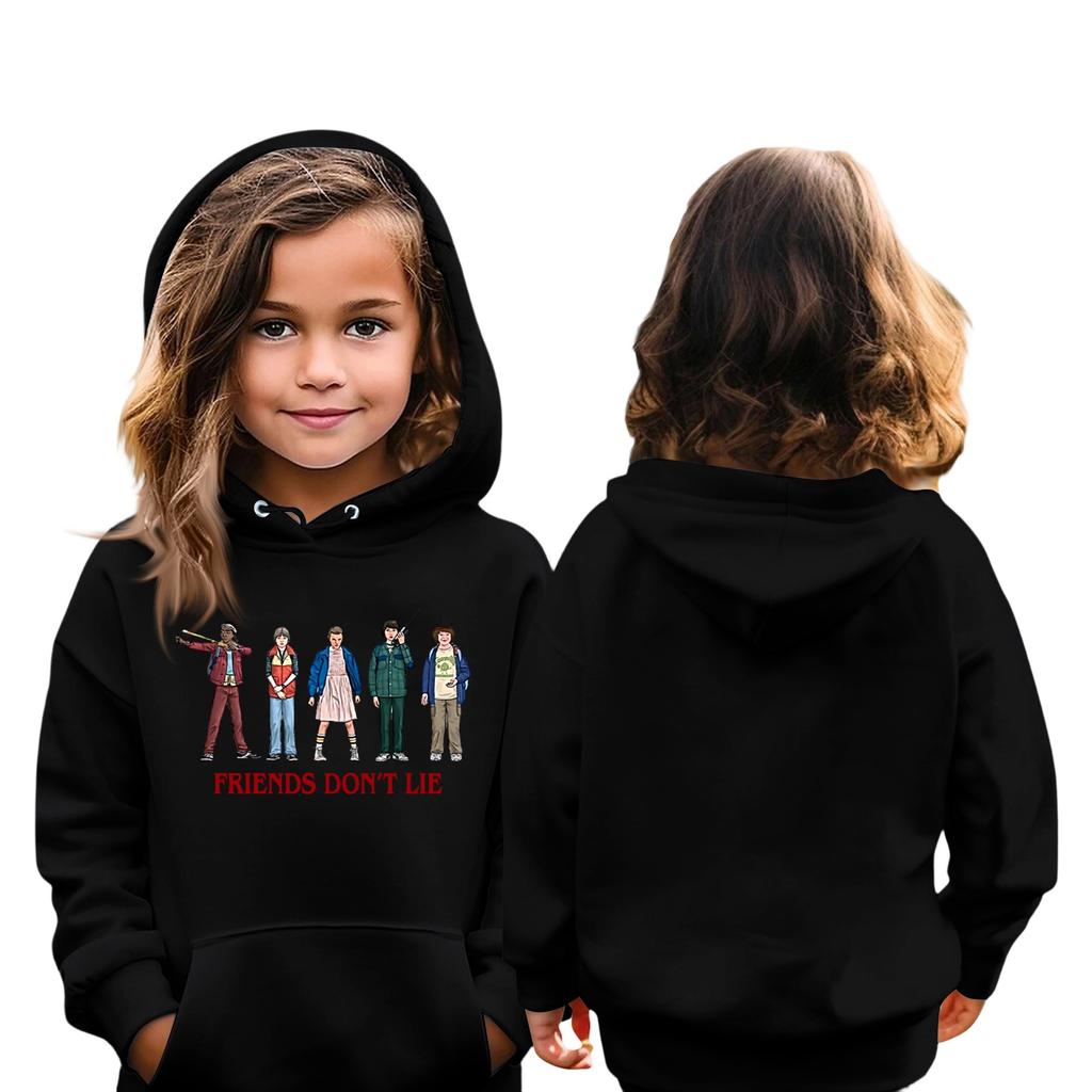 Kinder Sweatshirt Langarm Leichtes Lässiges Kapuzenshirt Locker Bequemes Kinder Sweatshirt