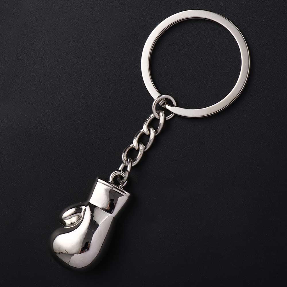 Packaging Decoration Men's Bag Charm Gift Souvenir Boxing Gloves Keychains Bag Pendants Keys Holder