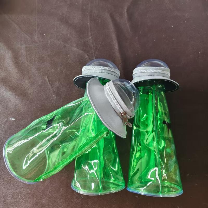 1 Stück Transparente Große Kapazität Schüler-Schreibwarentasche Neue Japanische Ufo-Federtasche Lustige Puppen-Aufbewahrungstasche Geschenk