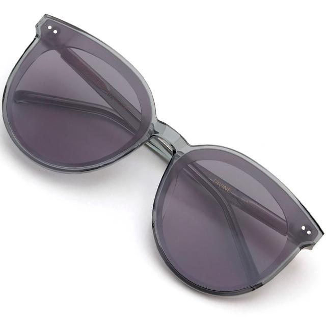 Eonadeoluteu Asian Fit Sunglasses Divine Horn-Rimmed Flat Lenses
