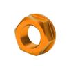 Motorcycle Rear Wheel Axle Nut M20xP1.5 Aluminum Replacement for Yamaha YZ125 YZ250 1999‑2021Yellow
