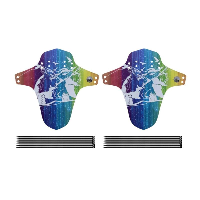 2pcs Mountain Bike Mudguards Cycling Splashes Mud Guards Durability Mudguards  for Smooth Cycling