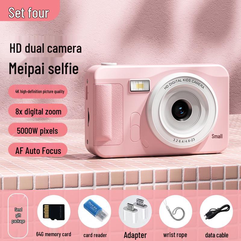 Student-Friendly 2.4-inch HD Dual Lens Digital Camera