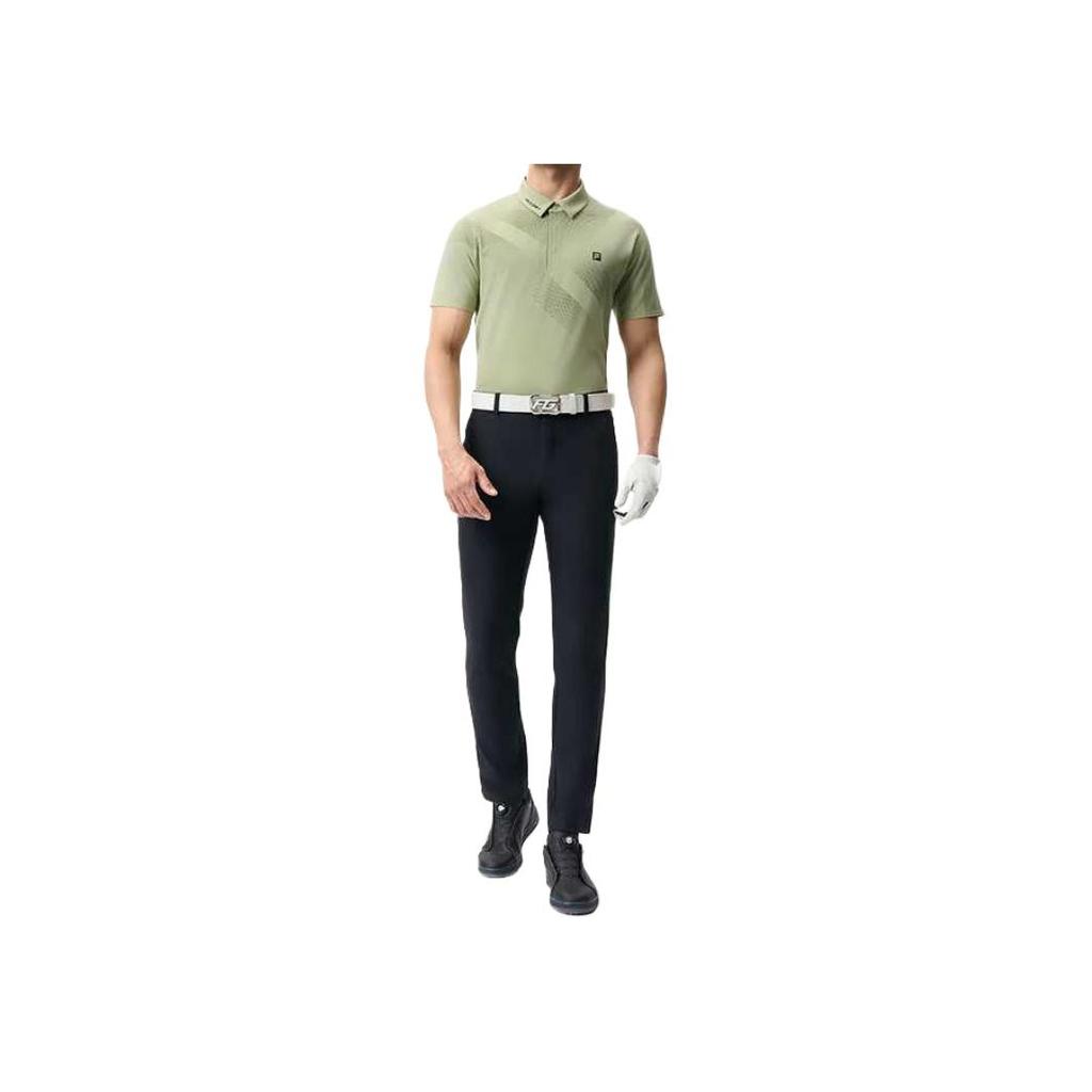 New FILA Golf Series SS25 Knitted Sports Pants Men's Pitch Black A11M515604F