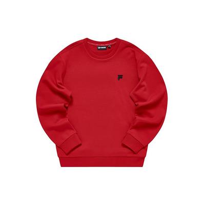 Letter Print Pullover Long Sleeve Sweatshirt Men Sweatshirt Pomegranate-Red T11M313202F-RD