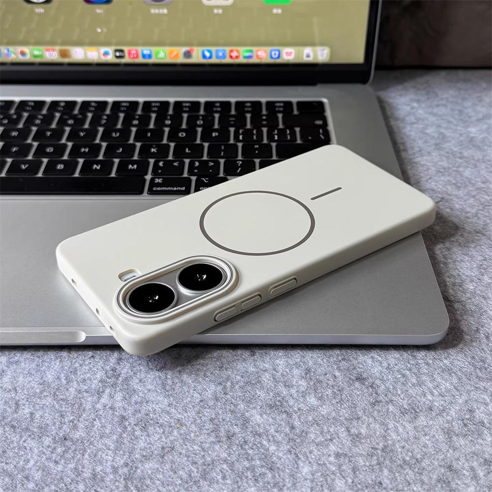 Ultra-thin Solid Color Matte Magnectic Case For Xiaomi POCO X7 Pro F7 F6 M6 F5 X5 X6  Ultra Wireless Charging Slim Hard PC Cover