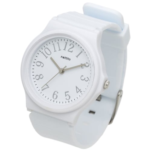 Fieldwork Women's Analog Watch with TPU Strap, Silver Indexes, White, Perth, YM115-1