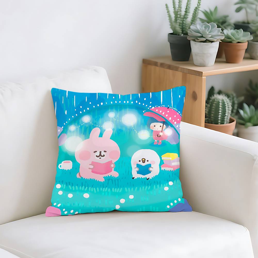 K-KANAHEI Cute Pillow Case Cushion Cover Soft Cute Throw Pillow Case For Car Sofa Pillowcase Polyester With Zipper