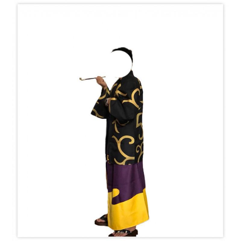 Takasugi Shinsuke Cosplay Costume Ghost Troops Governor Yukata Anime Halloween Party Outfit Men