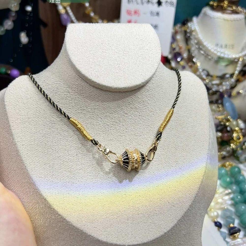 Zirkon Perlenkette Vintage Böhmische Mehrfarbige Halskette Damen Schlüsselbeinkette Sommer